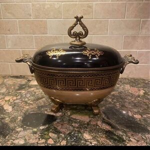 Dominic Chinese Porcelain and Brass
Decorative Tureen